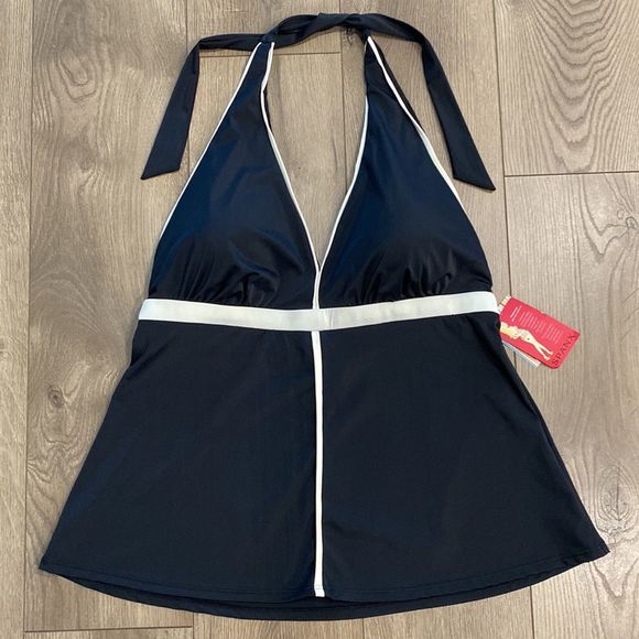 SPANX Black and White Bikini Top - Picture 3 of 11